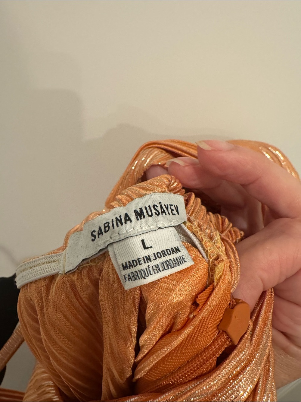 Sabina Musayev Metallic Copper Multiway Maxi Dress - Picture 4 of 5